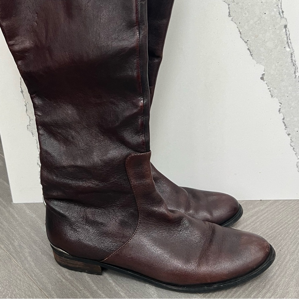 Liebeskind Berlin Brown Leather Knee-High Boots - Women’s Size 38